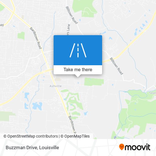 Buzzman Drive map