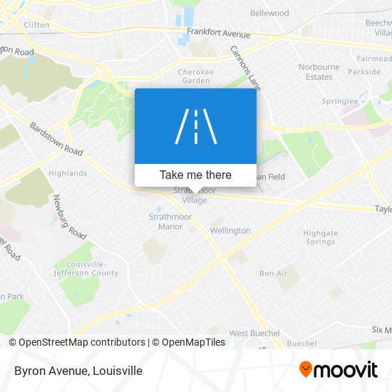 Mapa de Byron Avenue