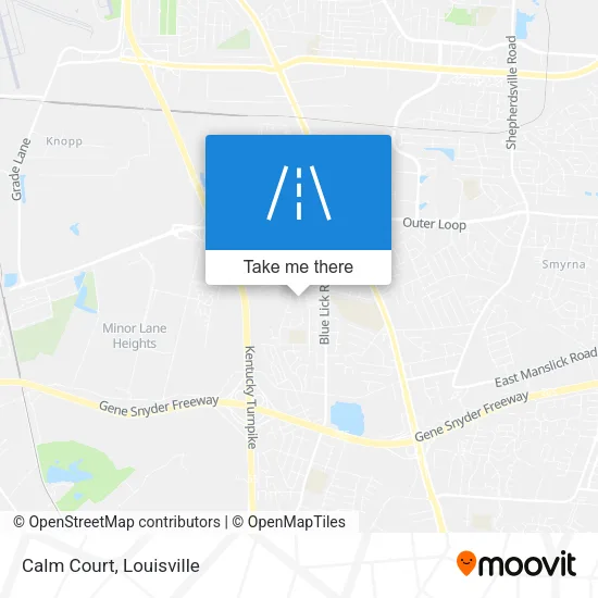 Calm Court map