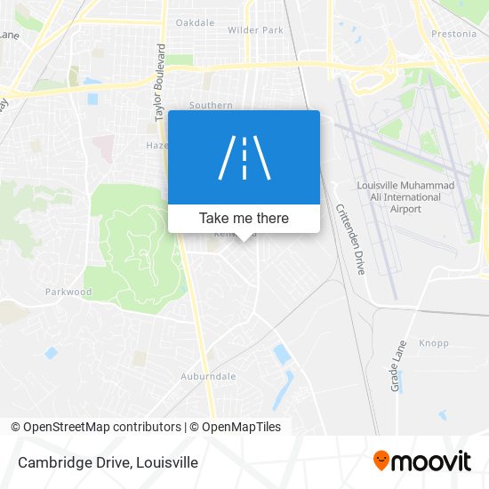 Mapa de Cambridge Drive