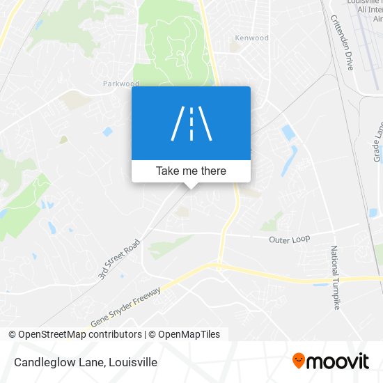 Mapa de Candleglow Lane