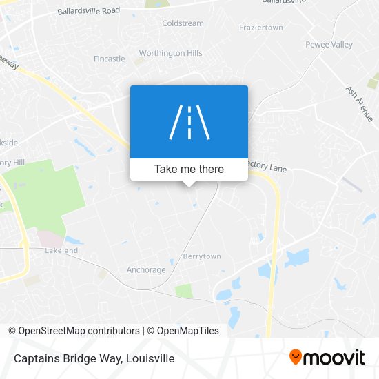 Mapa de Captains Bridge Way