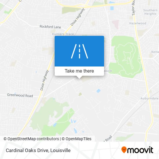 Cardinal Oaks Drive map