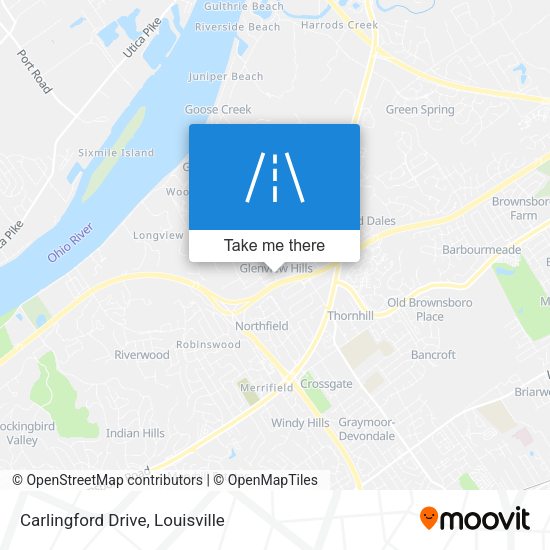 Carlingford Drive map