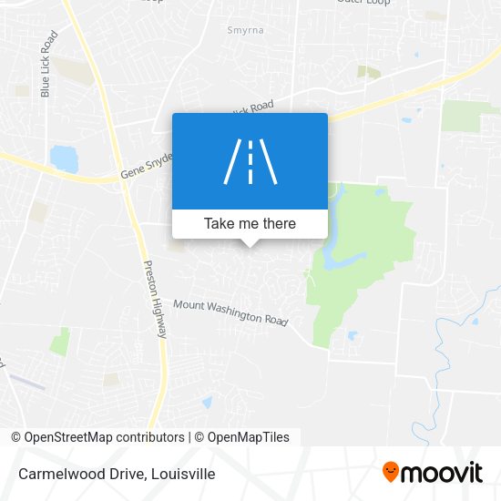 Carmelwood Drive map