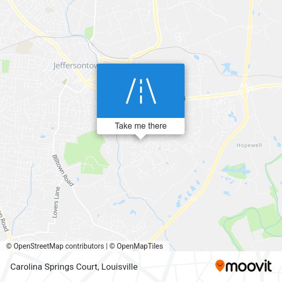 Carolina Springs Court map