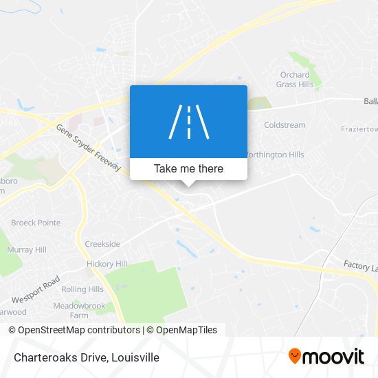 Charteroaks Drive map