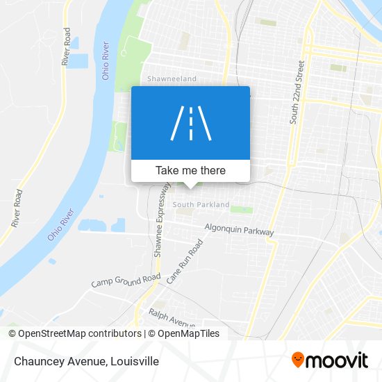 Mapa de Chauncey Avenue