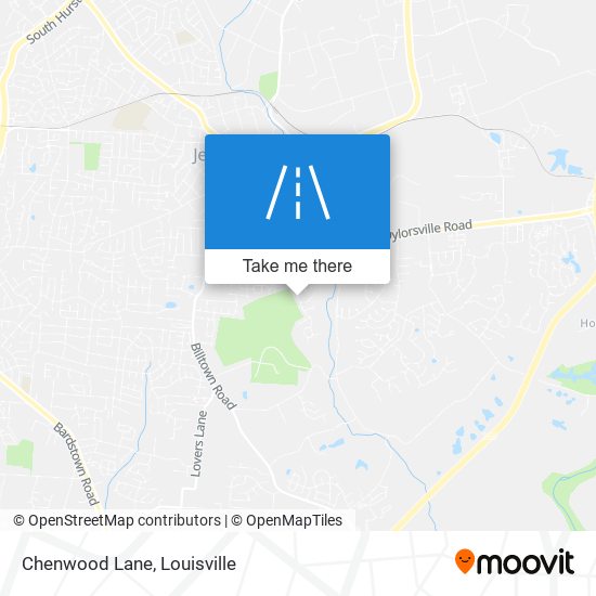 Chenwood Lane map