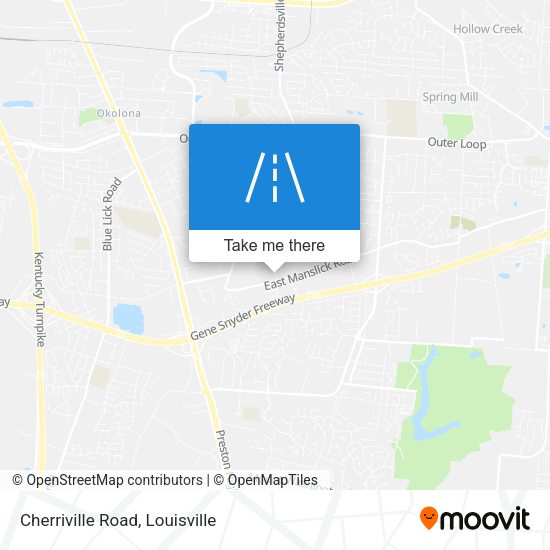 Cherriville Road map