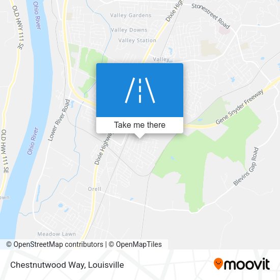 Chestnutwood Way map