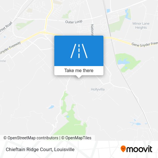 Chieftain Ridge Court map