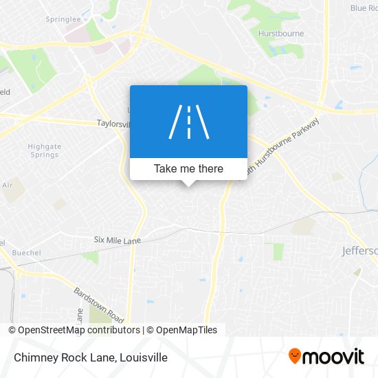 Chimney Rock Lane map