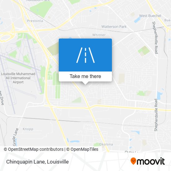 Chinquapin Lane map