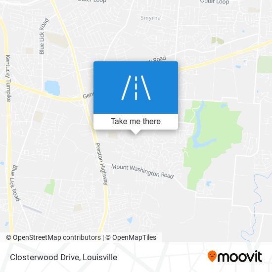 Closterwood Drive map