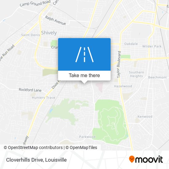 Cloverhills Drive map