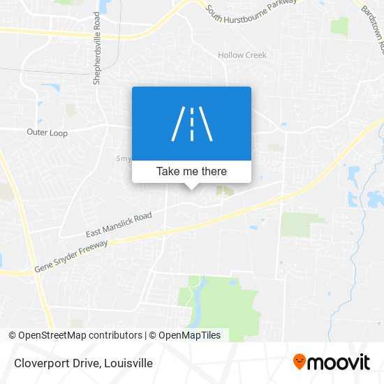 Cloverport Drive map