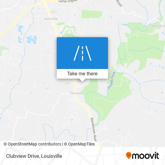 Clubview Drive map