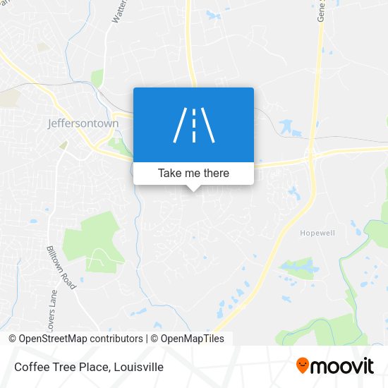 Mapa de Coffee Tree Place