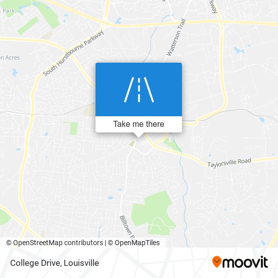 College Drive map