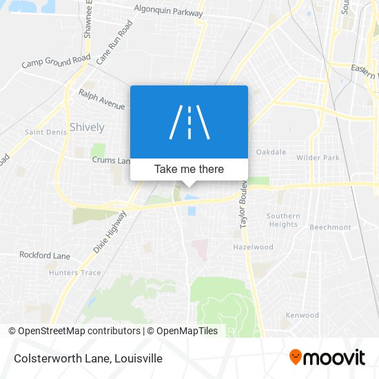 Colsterworth Lane map