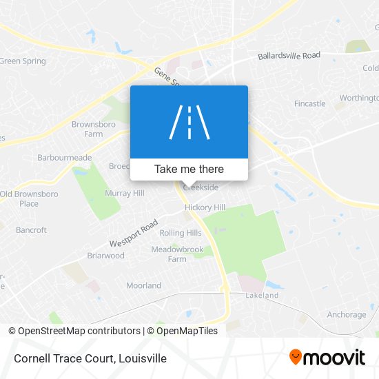 Cornell Trace Court map