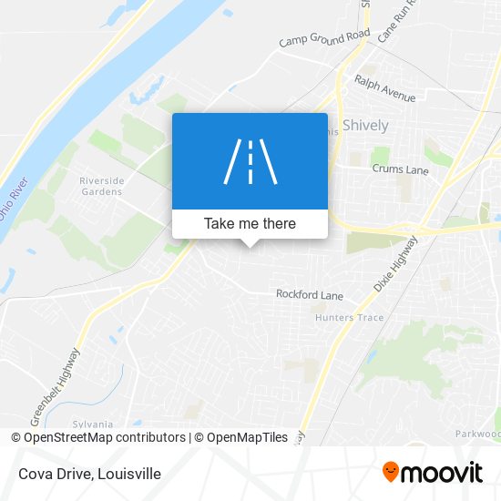 Cova Drive map