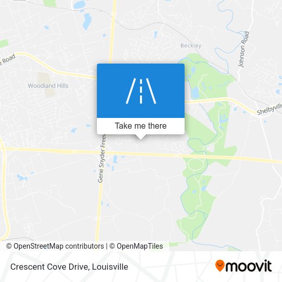 Mapa de Crescent Cove Drive