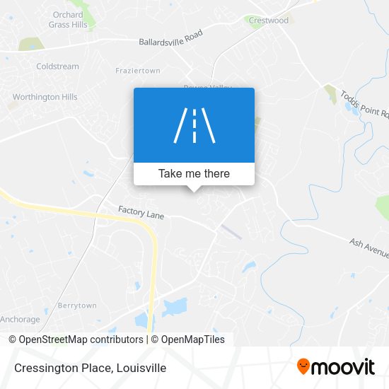 Cressington Place map