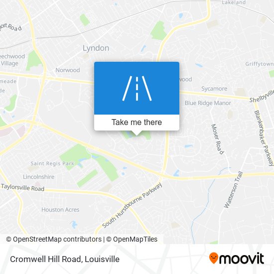 Mapa de Cromwell Hill Road