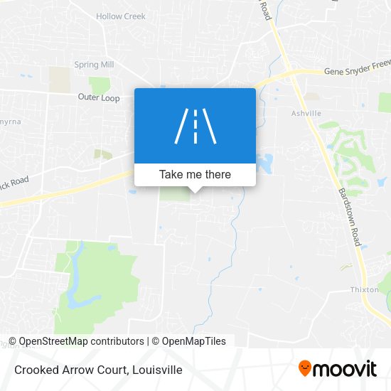 Crooked Arrow Court map