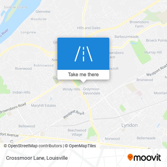 Crossmoor Lane map