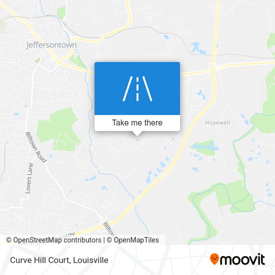 Curve Hill Court map