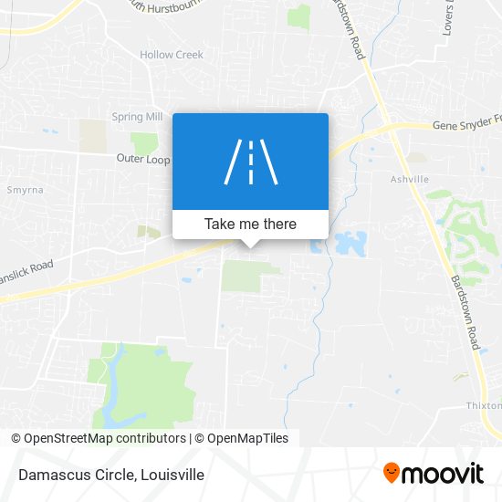 Damascus Circle map