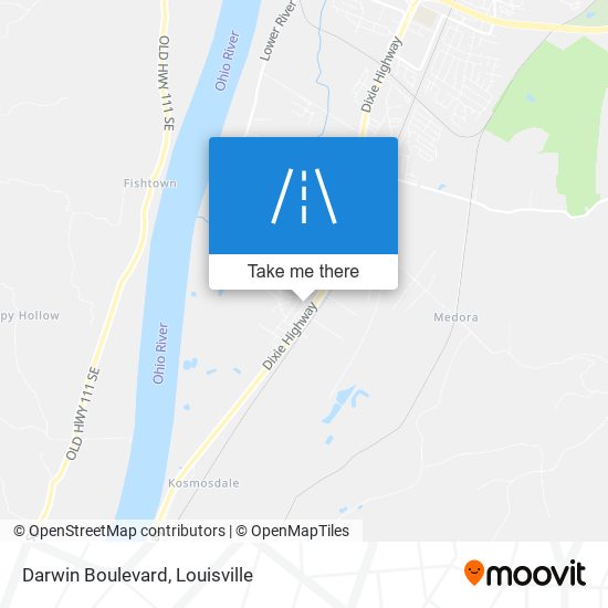 Darwin Boulevard map