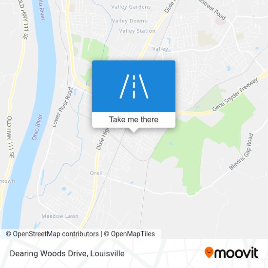 Mapa de Dearing Woods Drive
