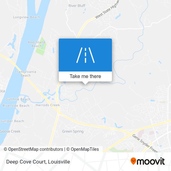 Mapa de Deep Cove Court