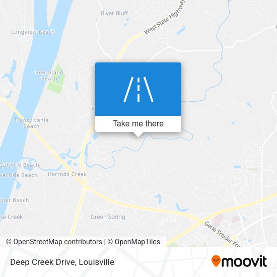 Mapa de Deep Creek Drive