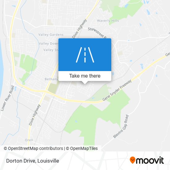 Dorton Drive map