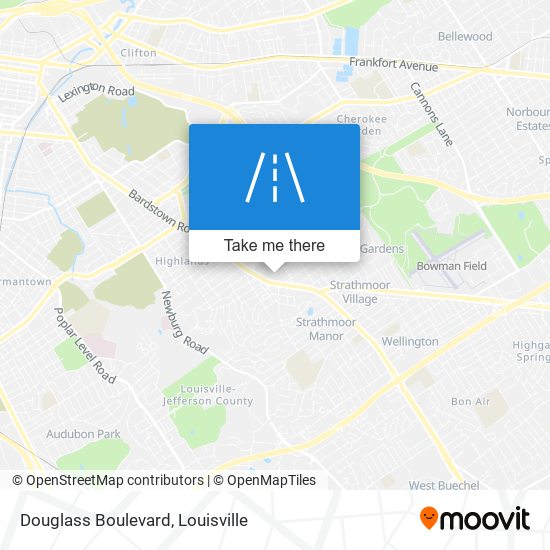 Mapa de Douglass Boulevard