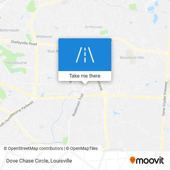 Dove Chase Circle map