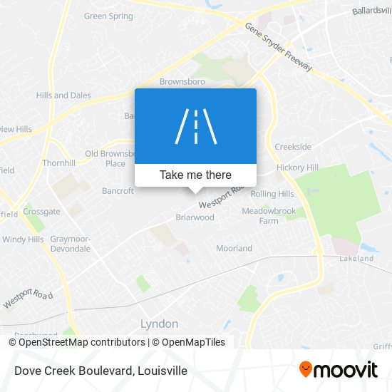 Mapa de Dove Creek Boulevard