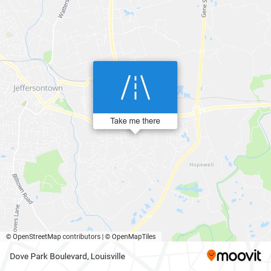 Dove Park Boulevard map