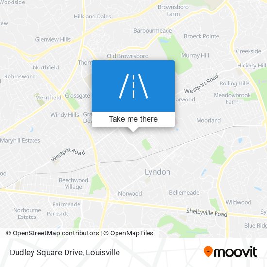 Mapa de Dudley Square Drive