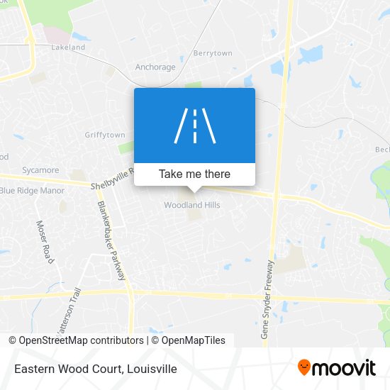 Mapa de Eastern Wood Court