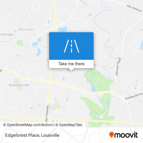 Edgeforest Place map