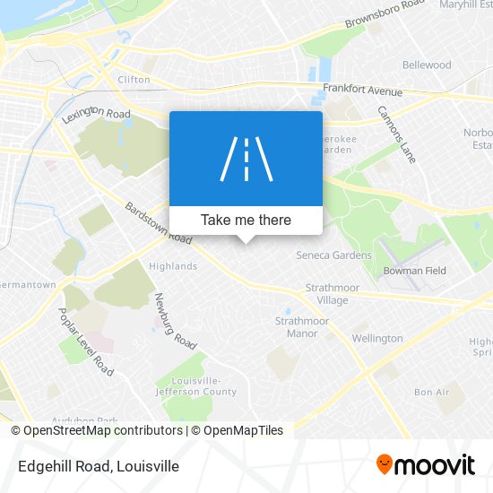 Mapa de Edgehill Road