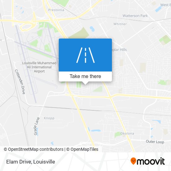 Elam Drive map