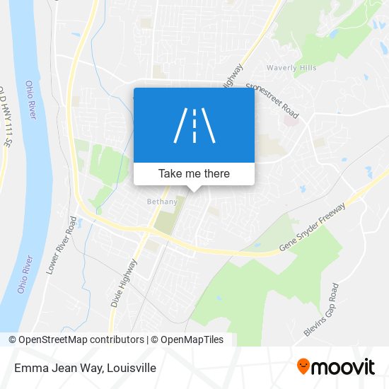 Emma Jean Way map