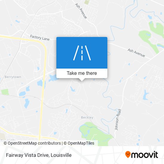 Fairway Vista Drive map